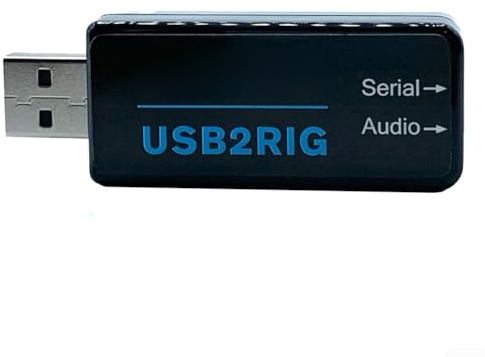 Eawfgtuw Interfaz de tarjeta de sonido USB para radio aficionada con control PTT y aislamiento de acoplador óptico