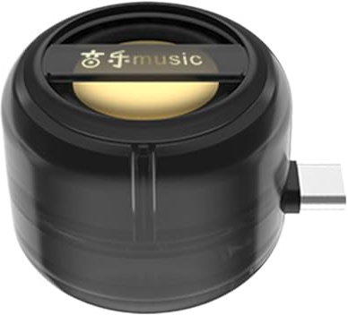 Altavoz portátil - 4.1x3.4cm Mini Altavoces, fácil de Llevar | PP Player de música compacta Pequeño con Chip de Mejora dinámica, Altavoz Impermeable inalámbrico para al Aire Libre,