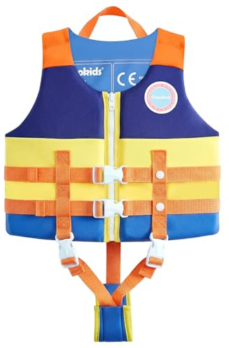 Gogokids Kids Swim Vest Float Jacket - Toddler Swimming Vest Float Vest Bouyancy Swimwear Floation Swimsuit for age 2-9 years/15-35 kg Child