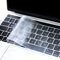 MOSISO Prämie Ultra Dünn Tastaturschutz Kompatibel mit MacBook Pro mit Touch Bar 13/15 Zoll (2019&2018&2017&2016 Freisetzung A2159/A1989/A1706/A1990/A1707) Transparente Haut EU Layout, Klar
