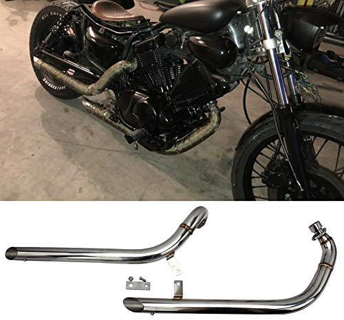 Impianto di scarico tubo silenziatore per Yamaha Virago XV535 XV400 1987-2004