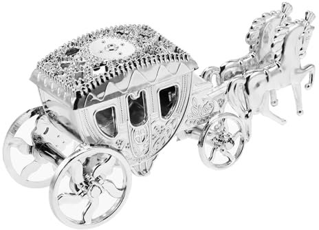 jojofuny Royal Kutsche Hochzeit: Boxen Wagen Dekoration Gastbevorzugungsboxen Party Favors Süßigkeiten Geschenkbox Süßigkeiten Geschenkboxen Hochzeit Boxen