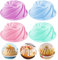 Qixuer 4 Stück Silikon Gugelhupfform Groß, Ø 24.5 cm Backform Silikon Backformen Kuchenbackform Tortenformen Spiral Napfkuchen Kuchen Backform Antihaft Wiederverwendbare Kuchenform Set Für Diy Backen