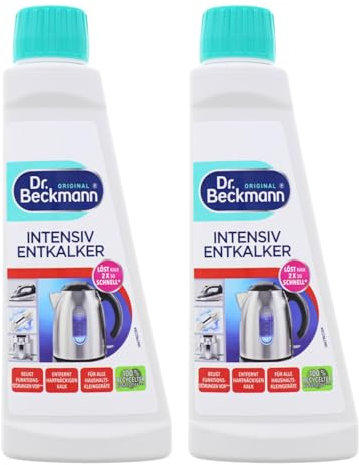 2 x Beckmann Détartrant Intensif pour le petit électroménager chaque 250ml