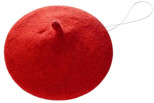 Generico Berretto Cane – Lana 12cm | Berretto Gatto | Cappello Cane | Cappello Vintage Stile Francese per Animali Eleganti, Servizi Fotografici, Mascherate E alla