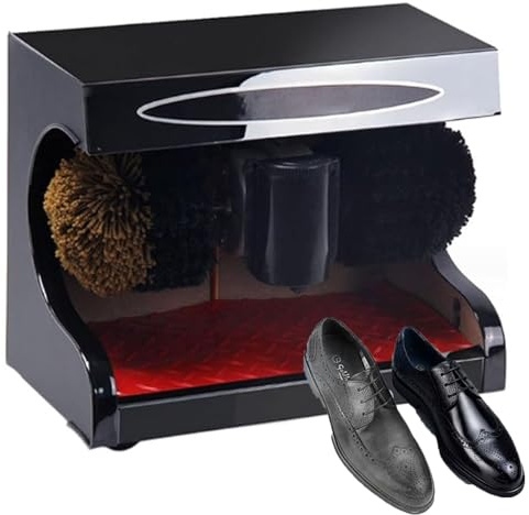 Electric Shoe Shine Machine - Inductive Polishing Device with Spherical Brush for Effective Oiling and Dust Removal, Ideal for On-the-Go Shoe Care