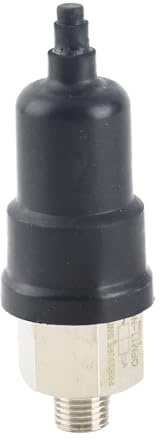 Oumefar Justerbar Lufttryckskontrollbrytare för Industriell Användning Normalt QPM11-NO G1/4in IP54 AC220V 48VAC/DC, Tryckregulator för Fabriksverkstad