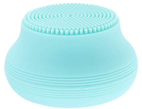 Tubayia Cepillo de limpieza facial de silicona eléctrica, resistente al agua, limpiador facial, dispositivo de masaje, recargable por USB