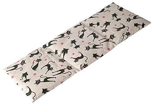 Cojín de semillas de uva (20 x 50 cm, 3 cámaras, 50 x 20 cm, semillas de uva)