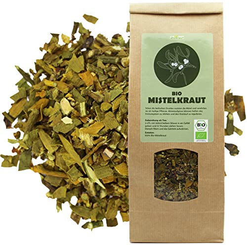 Bio Mistelkraut geschnitten - 250g, Mistel-Tee, 100% Wildsammlung aus Europa