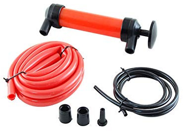 Kit pompa di trasferimento sifone manuale auto tubo travaso carburante gasolio