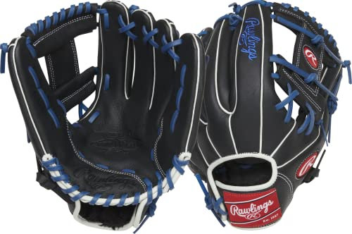 Rawlings Jungen Select Lite Youth Baseballhandschuh | Pro Player Modelle | Größen 26,7 cm – 31,1 cm | mehrere Stile Handschuh, BO Bichette | Schwarz, 11.5 | Infield