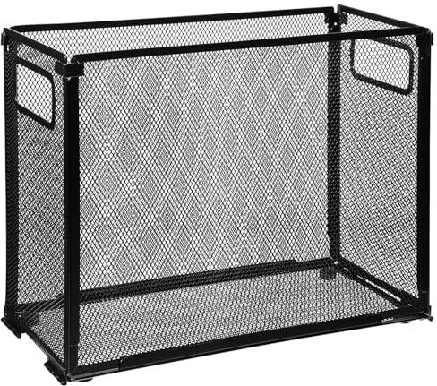 NUOBESTY Metal Mesh File Organizer Desk File Folder Vertical File Storage Rack for Office School Home