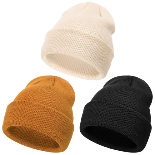 DRESHOW Kleinkind Beanie Kinder Wintermützen Kinder Weich Stricken Unisex-Mütze für Baby Jungen Mädchen Warm Mütze Mützen für 3-24 Monate