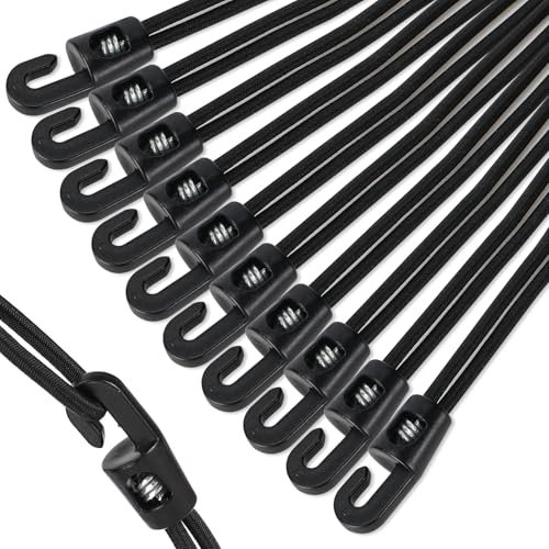 Farerkass Spanngummi mit Haken 50 Stück, Expander mit Haken 25 cm, Planenspanner Gummispanner, Vielzweck Gepäckspanner für Camping Planen, Anhängerplane, Poolabdeckung