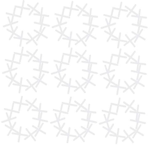 DIYEAH 1000pcs Tile Cross Card Plastic Tile Grout Spacers for Flooring Laying Tools Spacers Leveling System