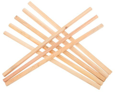 Operitacx Set 8 Bastoncini di Legno Duro 15.67In per Montaggio Stabile di Pergamene Cornici per Poster E Aste per Appendere Quadri E Arazzi da Parete