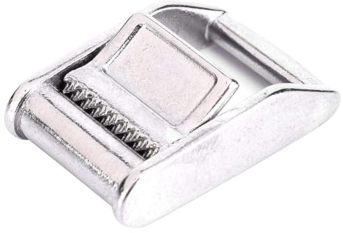 Nockenschnalle Strapazierfähiger Marine-Bootsgürtel aus Edelstahl. Nockenschnallenplatte zur Befestigung der Nockenschnalle innerhalb von 2,5 cm