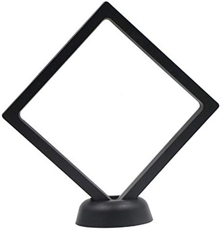 117 * 117mm 3D Schweberahmen Shadow Box Vitrine Münzbox Display Box Set Schmuck Organisation Schatten