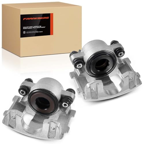 Frankberg 2x Pinza de freno Delantero izquierdo derecho Compatible con Cherokee XJ 1999-2001 Grand Cherokee I ZG ZJ 1991-1998 Wrangler II TJ 1996-2007 Replace# 5252610 5252609