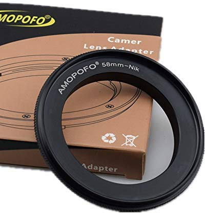 58mm to Nik Retroadapter/58mm-AI Makro Umkehrring Ring,Kompatibilität Für Nik-F DSLR Kamera D3400 D500 D5 D7200 D810A D5500 D750 D810 D4S D3300 Df D5300 D610 D7100 D5200 D600 D3200