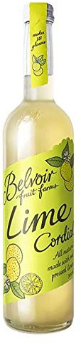 Belvoir Lime Cordial Bouteille en verre 500 ml