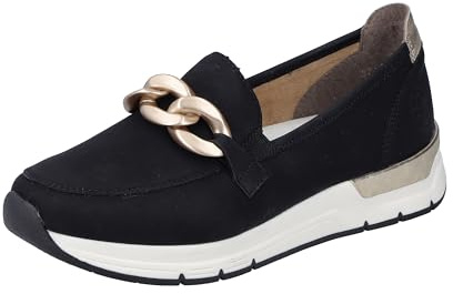 Rieker Damen Slipper 58944-00 schwarz Gr. 41