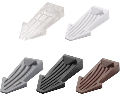 Radisoph Door Stop 5 Pcs Anti-Skid, Durable, and Heavy Duty Rubber Door Stoppers for Floor Ideal for All Types of Surfaces(Arrow Shape,5 Colors)