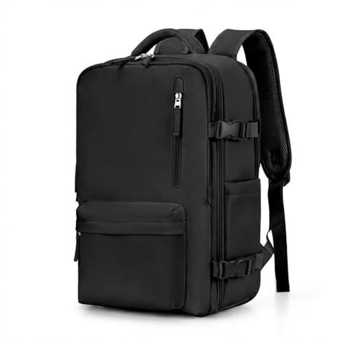 RAYPOW Mochila Negra Cabina Avion 45x30x22 36L Tamaño XL para Ryanair maletas de viaje cabina avion Bolsa de Cabina Equipaje de Mano Mochila para Wizzair