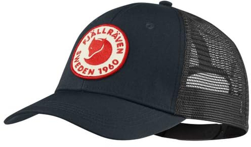 Fjallraven Unisex 1960 Logo Långtradarkeps Hat, Dark Navy, S/M EU