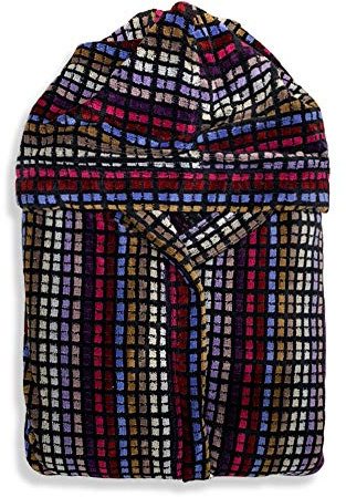 Nada Home Accappatoio Uomo in Spugna Cinigliata 100% Cotone con Cappuccio – Morbido e Assorbente – Elegante e Confortevole – Idea Regalo