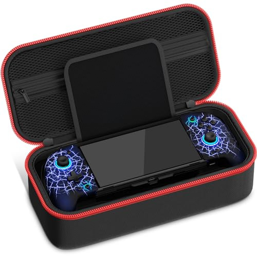 Gammeefy JC200 Series Switch Controller Customized Travel Case (Not for JC400), Hard Shell Case Holds JC200 Series Controller, Switch Console, AC Adapter, Headset and 10 Game Cards