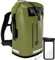 SCANDIC NATURE PIONEER 35L wasserdichter Rucksack oliv-grün mit Rolltop Verschluss - extra robust dank Boden mit 1000D PVC LKW-Plane, 3 Reflektor-Streifen Rollverschluss, wasserfeste IPX8 Handyhülle