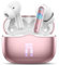 Cuffie Bluetooth 5.4 In Ear, Auricolari Bluetooth Stereo HiFi con 4 ENC Mic Cancellazione Rumore, 40 Ore Cuffie Wireless LED Display, IP7 Impermeabili Cuffiette, Cuffie Senza Fili USB-C, Oro Rosa