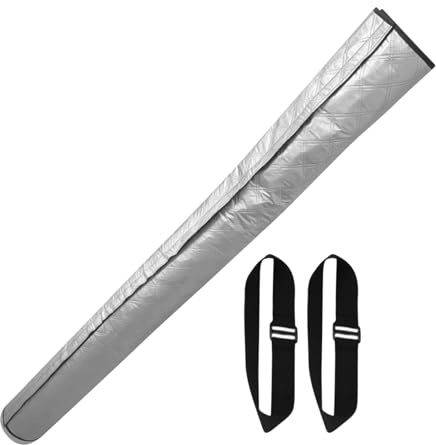 Aislamiento Para Tuberías Exterior - Funda Protectora Anticalórica Para Tubos - Funda Envolvente Impermeable Para Tuberías Para Estufa, Chimenea, Jardín, Autocaravana, Caldera, Riego Y Calentador