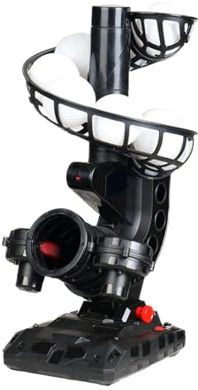 MotiveTech Lanceur de Balles de Baseball Automatique pour Débutants, 4 Angles Réglables