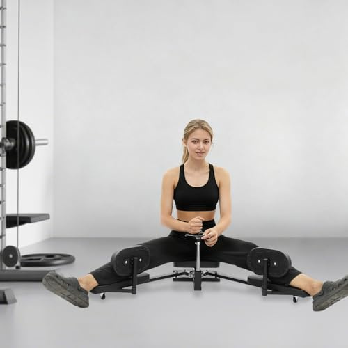 Spagattrainer, estensore per gambe, versatile flessibilità, estensore per gambe, angolo di estensione regolabile da 0 a 210°, pratico strumento fitness per fitness, danza, yoga