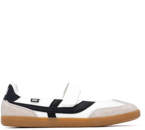 XTI - Bailarinas Mujer Blanco - Calzado Cómodo y Versátil - Moda Casual - Modelo 14505601 (Talla 36)