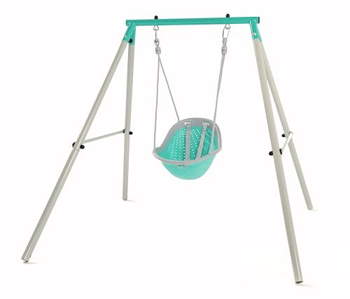 Zero Gravity Nebula Baby Swing Set in Aqua