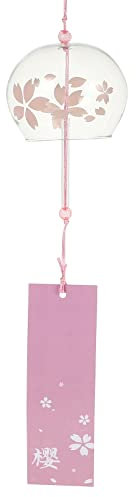 Carillón de Viento japonés, carillón de Viento de Cristal, para balcón, jardín, decoración DIY ()