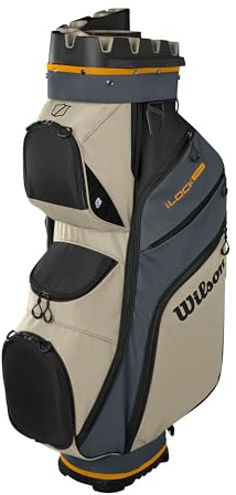 Wilson Bolsa I-Lock Dry Cart, Gris/Caqui/Naranja