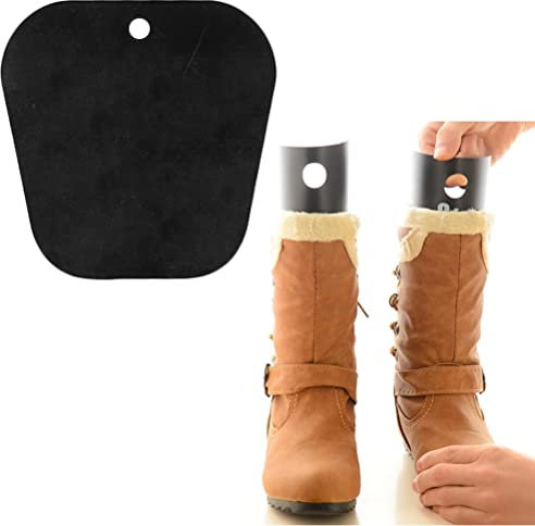 QUUPY 2 Pair Boot Shaper Form Inserts Reusable Boot Tall Breathable Support Tool for Women and Men Boots(8Inch)