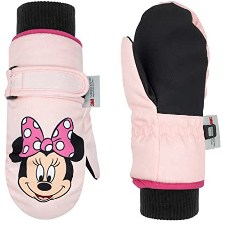 Disney Musse Pigg småbarn vantar 2-4, vattentäta babyhandskar, Musse barn snövantar, 3M Thinsulate-handskar, Mimmi Pigg, Mitten 2-5 Years