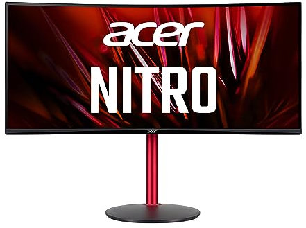 acer Nitro XZ342CU 34-inch Gaming Monitor - VA Panel, 3440 x 1440, 5ms, 165Hz, FreeSync Premium, HDR 400, DP, HMDI, Height Adjustable