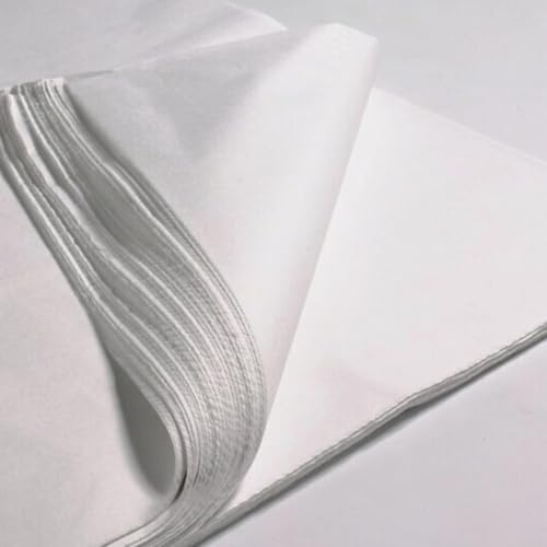 Apex Business Supplies 50 Sheets of Large White Tissue Paper, 20x30 inches, Acid-Free Tissue Paper for Art, Gift Wrapping & Packaging