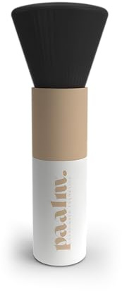 PAALM COSMETICS - Pinceau Kabuki pour Autobronzant - Application Uniforme et Sans Trace, Idéal pour le Visage et Corps, Lavable et Réutilisable