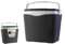 HERSIG - Nevera Portatil - Nevera Playa y Camping - Neveras Portatiles para Mantener Bebidas y Comidas Frías en Actividades al Aire Libre - Material Resistente y Fácil de Lavar - Gris 24 litros