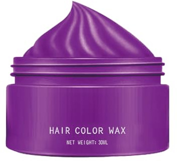 Cire Colorante Capillaire,Couleur Temporaire 30ml - Pâte Lavable pour Teinture et Coiffage Hommes Femmes Fêtes Cosplay Halloween