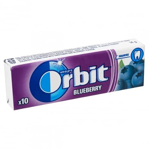 Orbit, gomme da masticare, mirtillo, confezione da 30