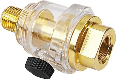 Oliatore per compressore d'aria - Oliatore pneumatico per utensili, olio per smerigliatrice angolare, lubrificatore pneumatico automatico compressione d'aria, olio filettato accessori pneumatici per